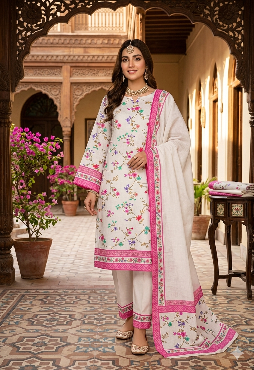 Ramadan Embroidered Suit